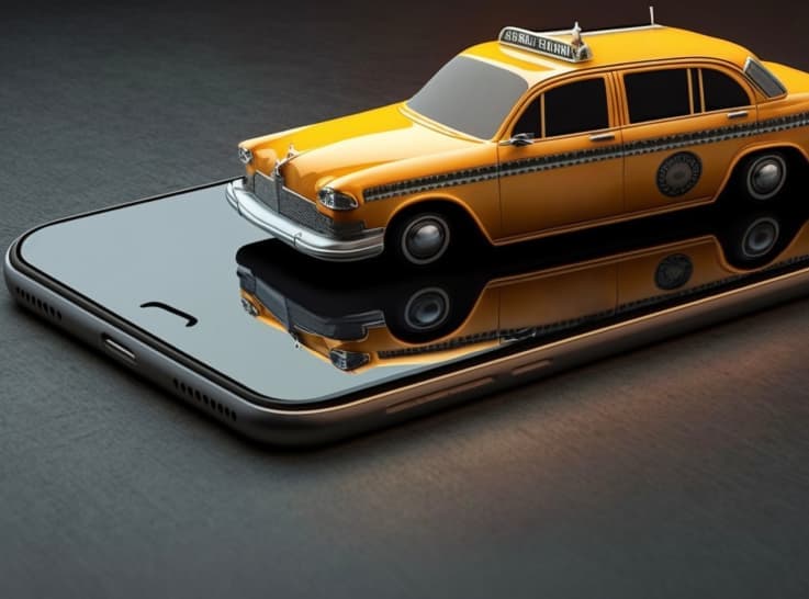 Decorative shape accent for Cincinnatus NY Taxi and car Service section background